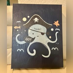 Pirate Octopus Wall Art